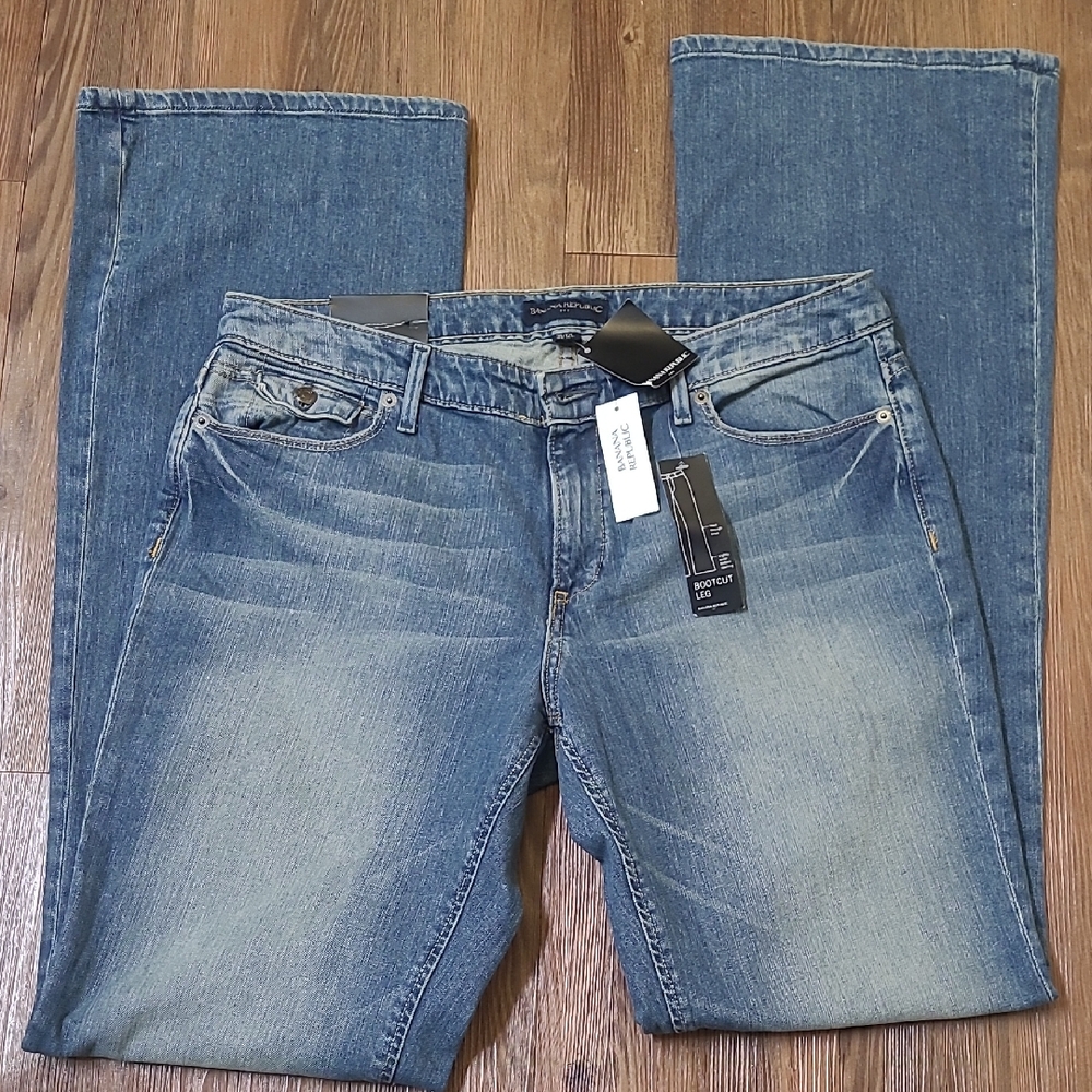 BANANA REPUBLIC  JEANS FOR‎ WOMEN ZISE  31 COLOR BLUE